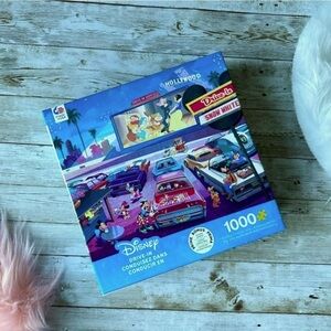 Ceaco DISNEY Drive-in 1000 piece Puzzle | EUC | Mickey Mouse | Snow White